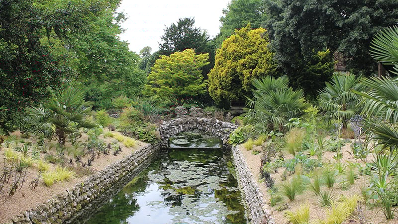 River Lavant in the Spring Garden at West Dean