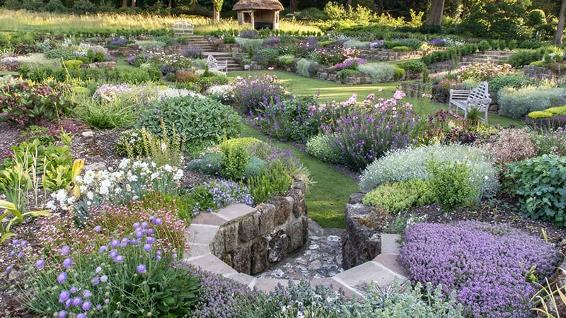 Sunken Garden at West Dean Gardens