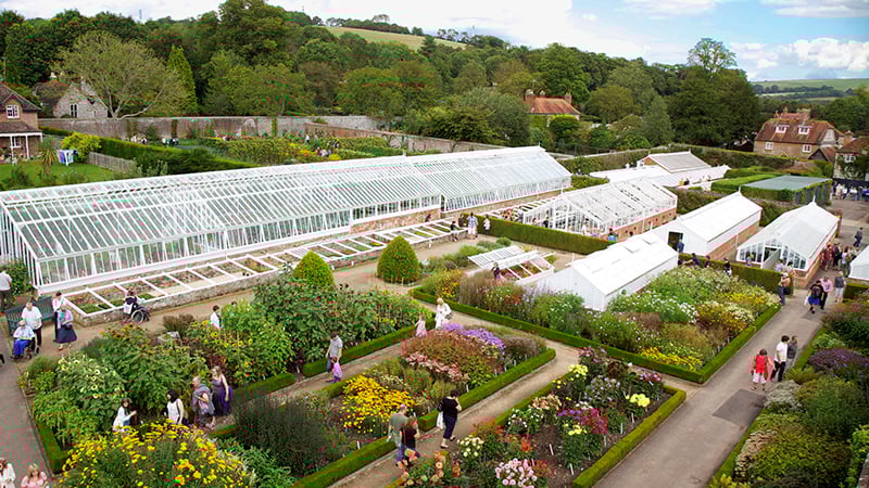Working Victorian Glasshouses at West Dean Gardens