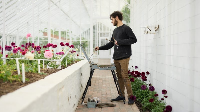 Greenhouses in West Dean Gardens Credit Thom Atkinson