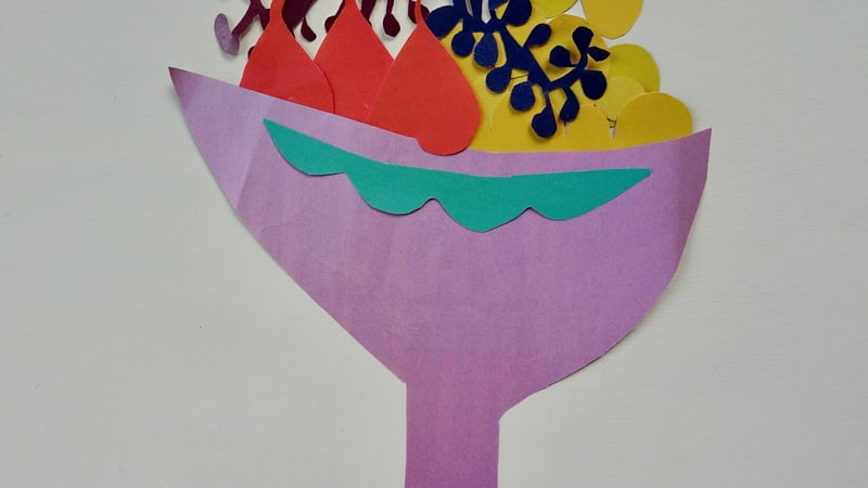 Annabel Tilley, Paper cut-outs - colour, line and form 