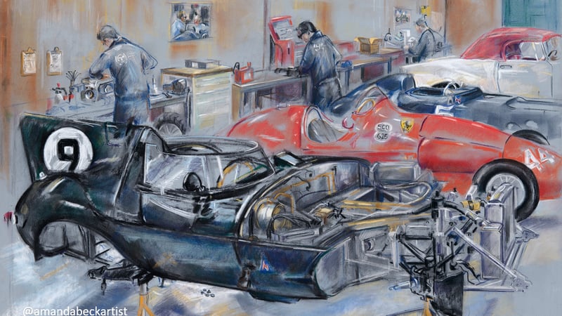 Pastel Painting in the Workshop of Classic Performance Engineering