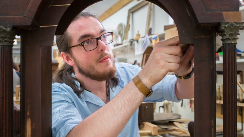 Conserving furniture objects at West Dean College of Arts and Conservation