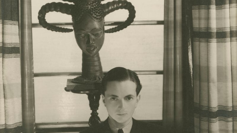 Cecil Beaton Edward James with Ekoi headdress c.early 1930s