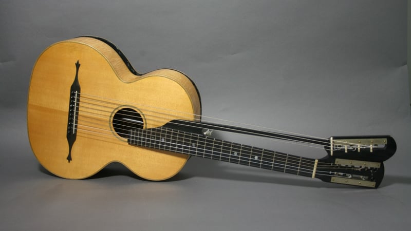 Ten String Bassguitarre After Johann Gottfried Scherzer c1860 by Dr Nicholas Pyall