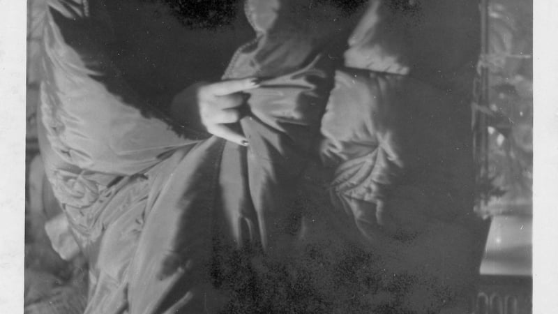 Leonor Fini in eiderdown, New York, late 1930s. Image courtesy of West Dean College of Arts and Conservation.