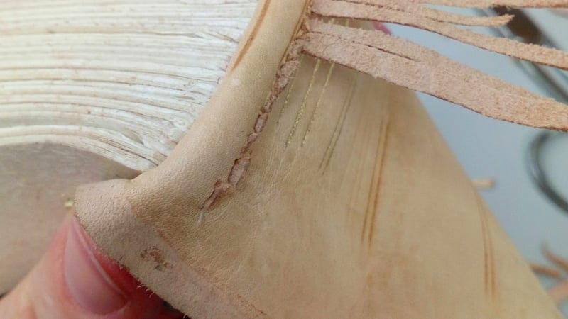 Figure 24: Model of the endband with some strips trimmed off