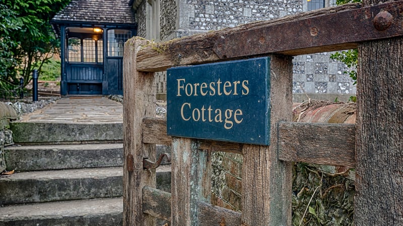 Foresters Cottage exterior. West Dean College