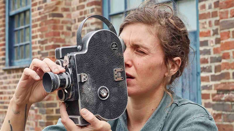 Tamara Henderson at West Dean College during her residency in 2018. Image by Barney Hindle