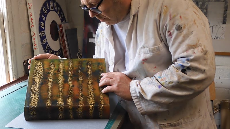 Mark Cockram - book binding tutor