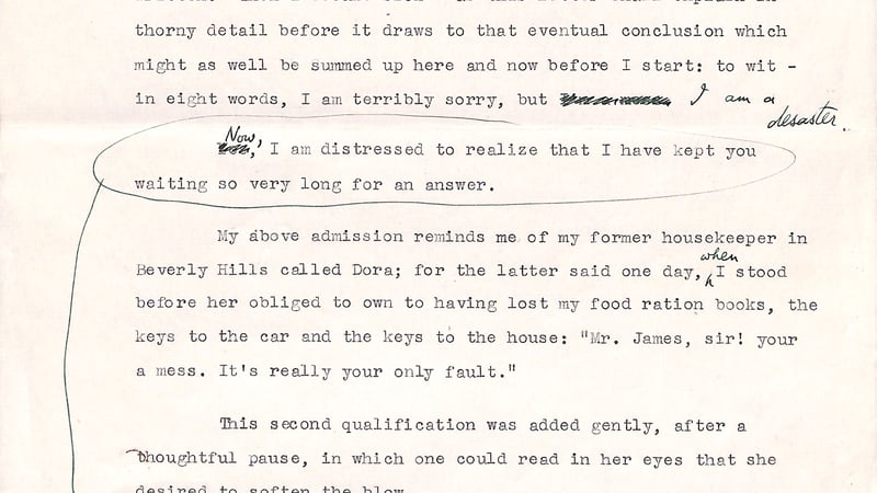 Edward James to Leonora Carrington, September 1946. © West Dean College of Arts and Conservation. 