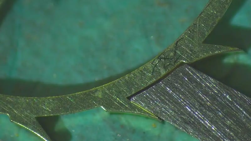 Figure 4: Checking the fit under magnification 