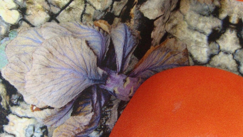 Emma Burton red spot scarf 