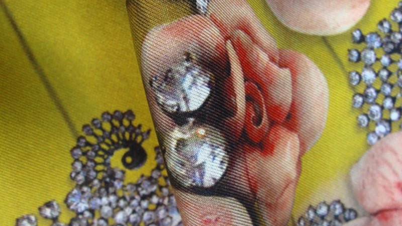 Emma Burton turmeric scarf