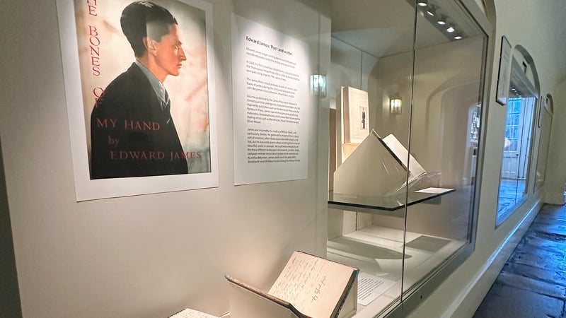 Edward James book display 