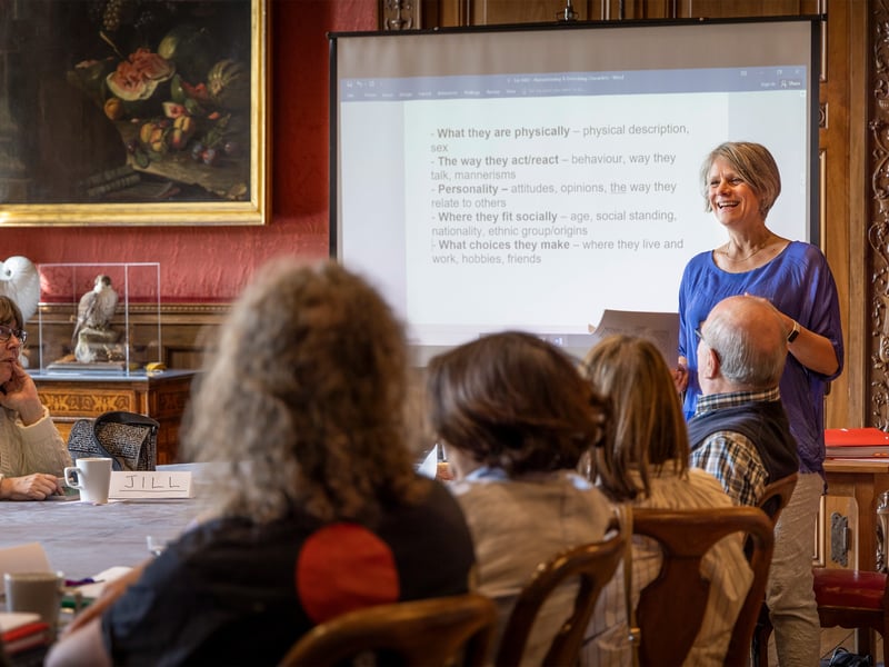 Learn how to write at West Dean