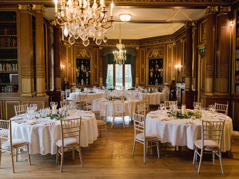 The Old Dining Room for private dining at West Dean College near Chichester