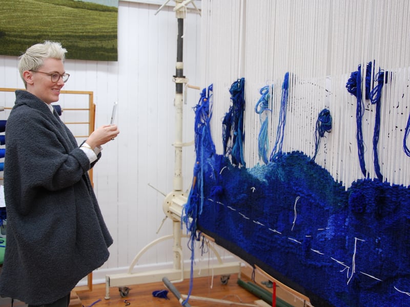 Faye Toogood Tapestry at West Dean Tapestry Studio