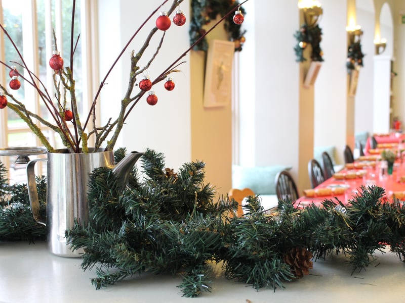 Christmas lunches in the West Dean Gardens Restaurant