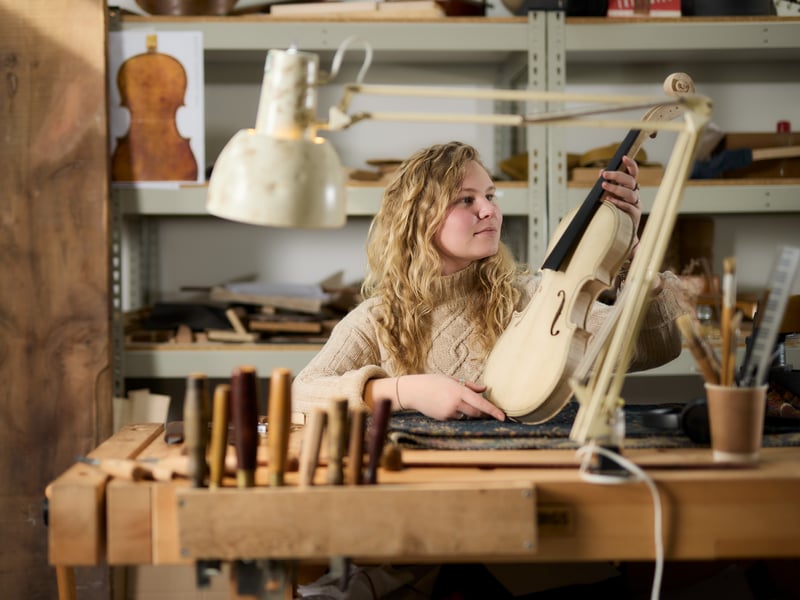 Musical Instrument student at West Dean