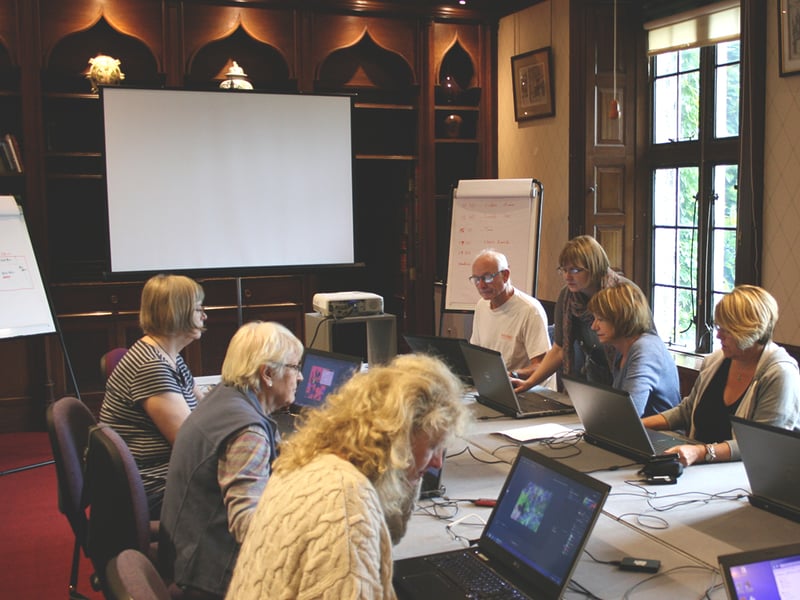Estate Boardroom for conferences at West Dean College of Arts and Conservation