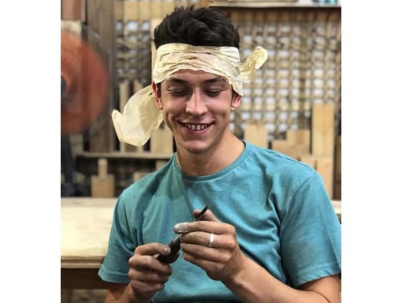 Harry Morris alumni at West Dean College of Arts and Conservation