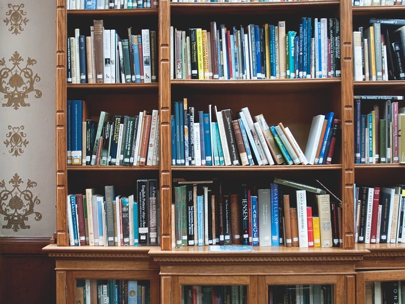 Arts and conservation library at West Dean College