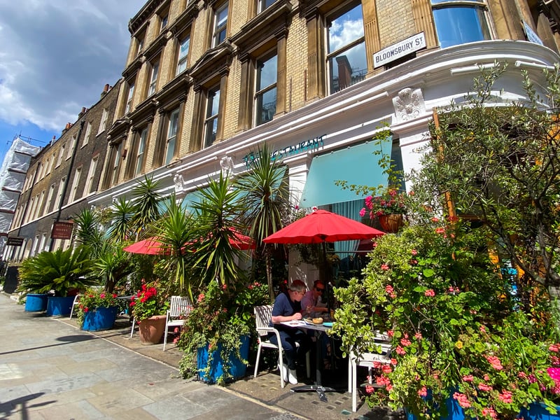 Eateries in Bloomsbury