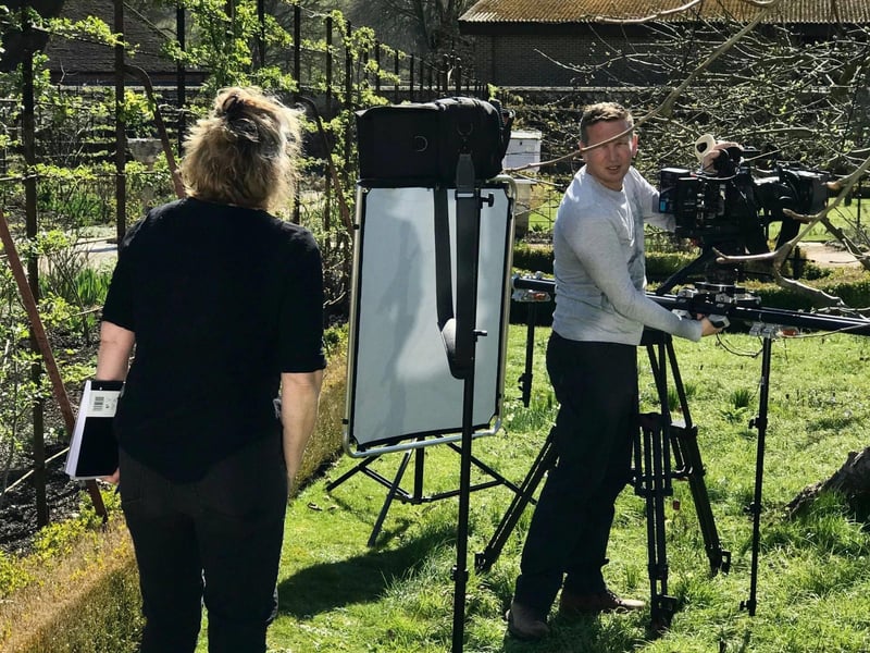Gardeners World filming at West Dean Gardens