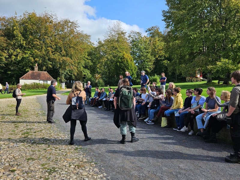 Students at the Weald and Download Museum