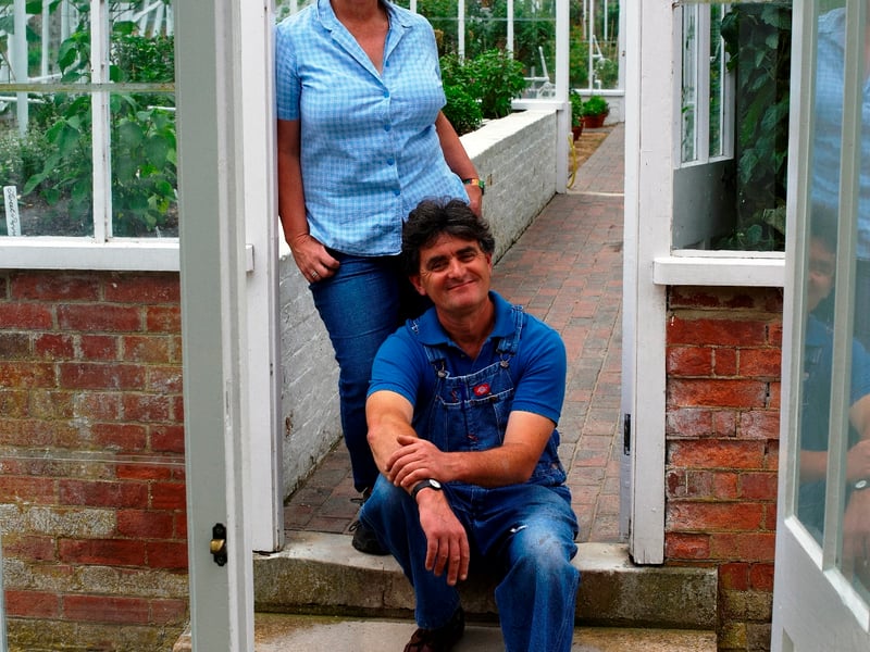 Jim Buckland and Sarah Wain, Head Gardeners at West Dean