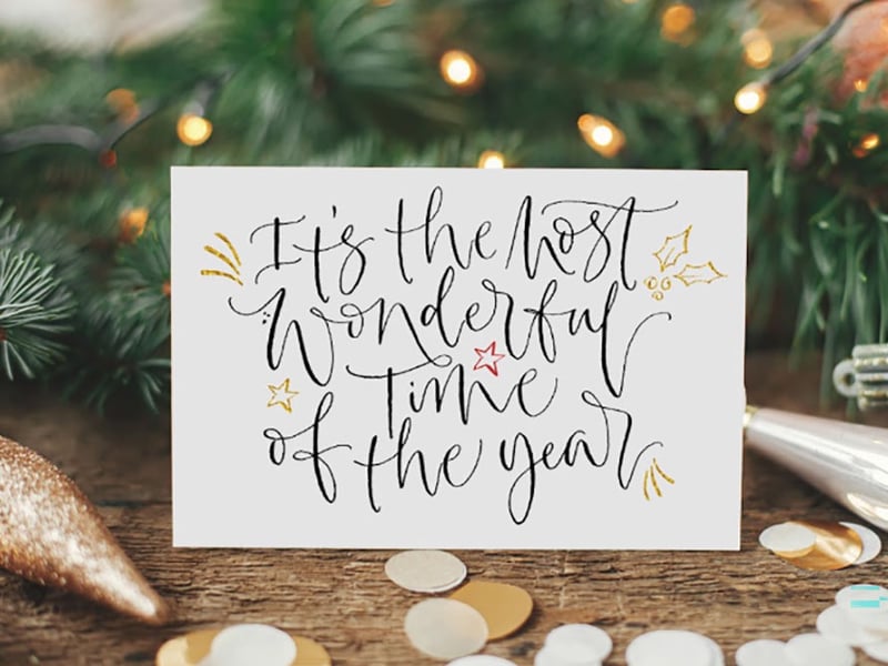Modern Calligraphy Co - Christmas Cards