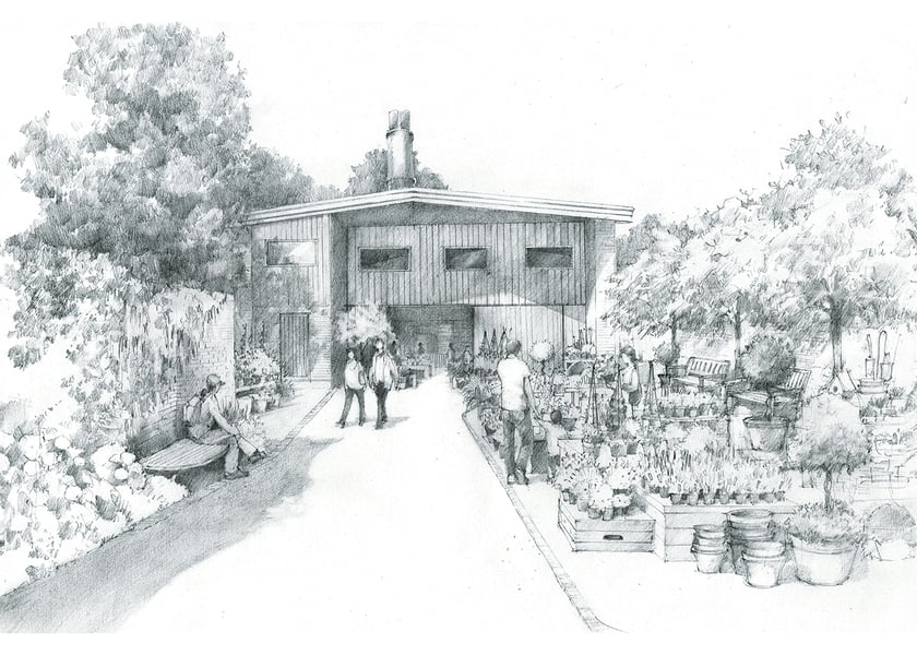 Gardens Gatehouse Visitor Centre West Dean Gardens