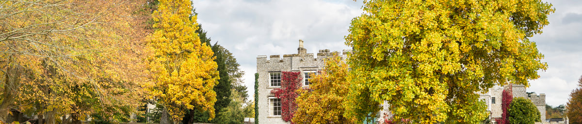 West Dean College of Arts and Conservation in Autumn