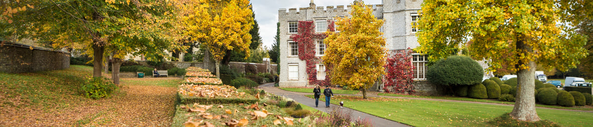 West Dean College of Arts and Conservation in Autumn