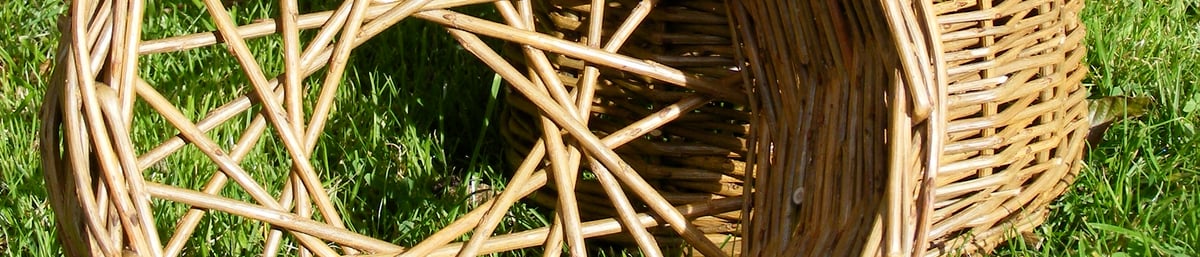 Willow basket courses by Dominic Parrette at West Dean College