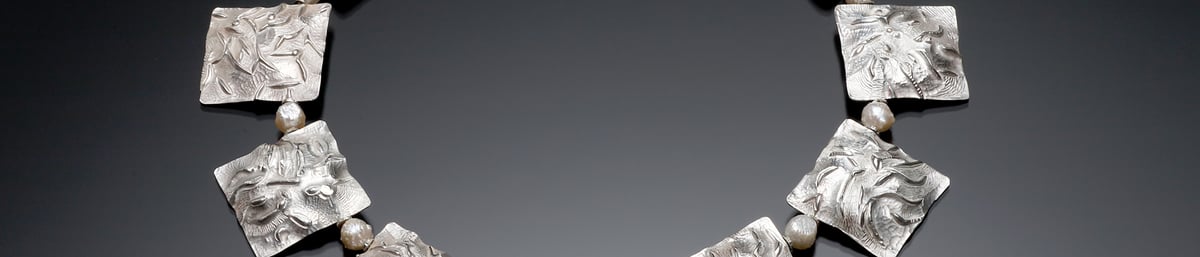 Silver Neclace by Nancy_Megan_Corwin titled Tender_Thorns