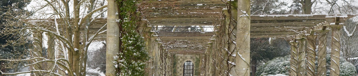 The Pergola in the snow