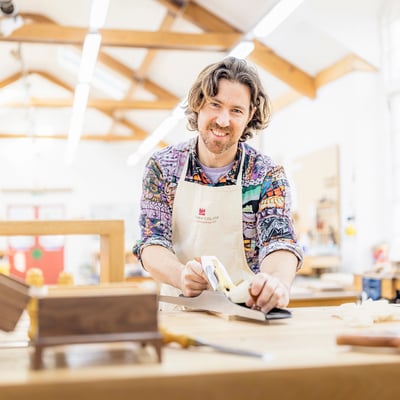 Daniel Pateman specialist teacher in furniture design and craft at West Dean College 