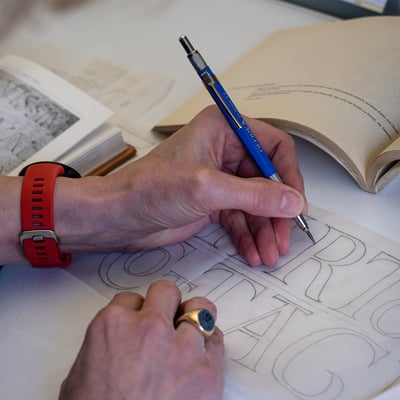 Foundation Diploma in Letter Carving at West Dean