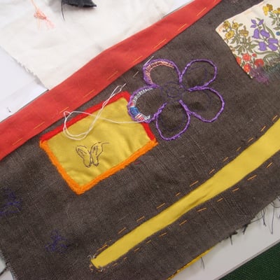 Embroidery with James Hunting