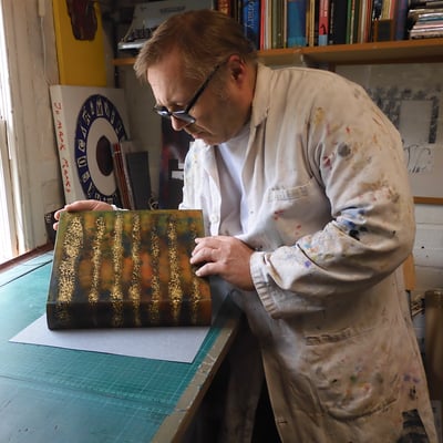 Mark Cockram - book binding tutor