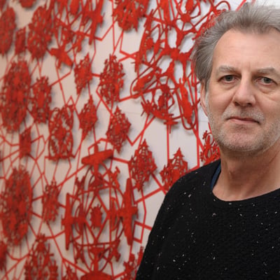 Michael Brennand- Wood portrait 