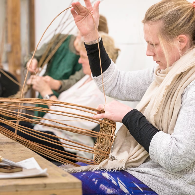 Willow basketmaking with Mary Butcher