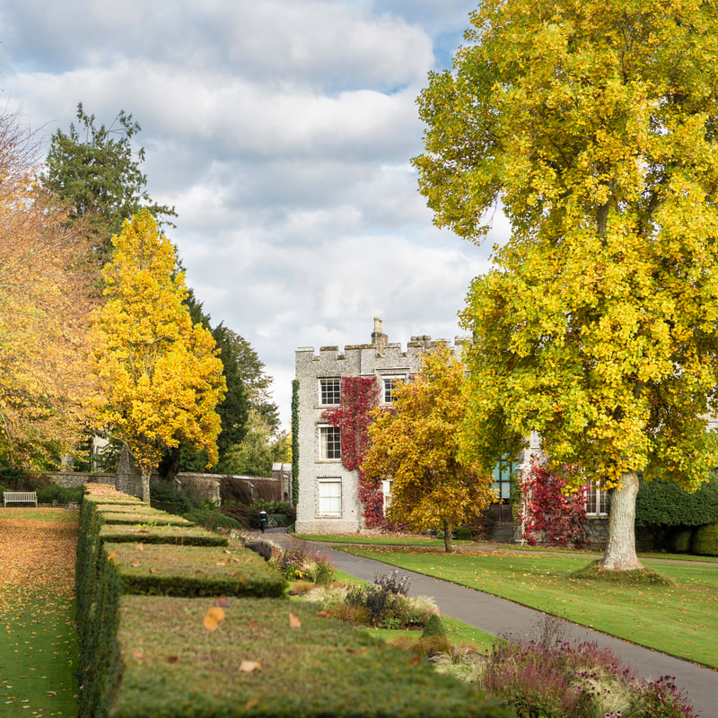 West Dean College of Arts and Conservation in Autumn