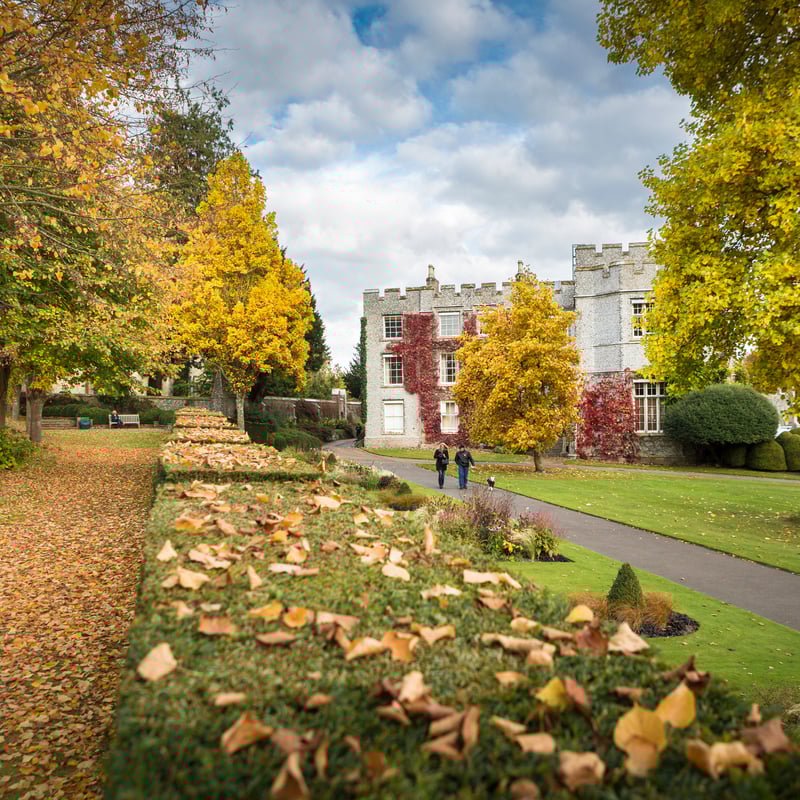 West Dean College of Arts and Conservation in Autumn