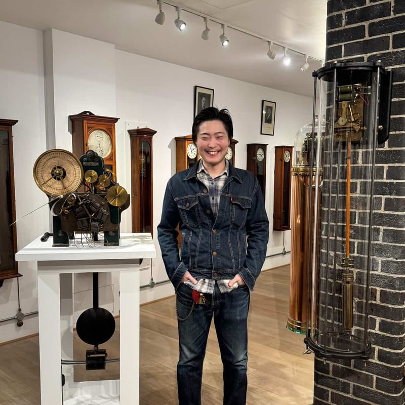 West Dean clocks student, Takumi 