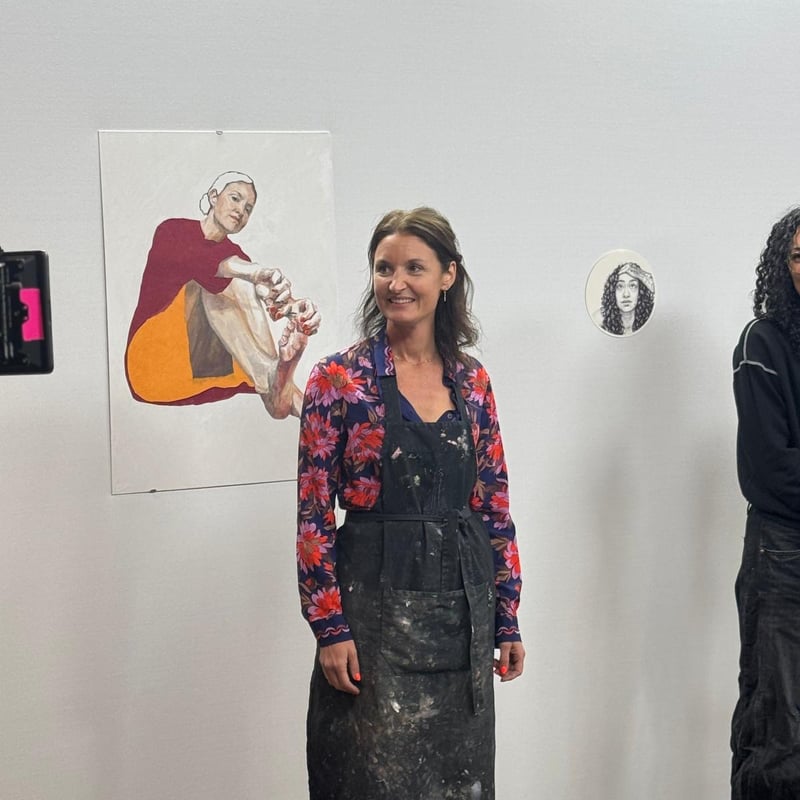 Lizzie Patterson on Portrait Artist of the Year