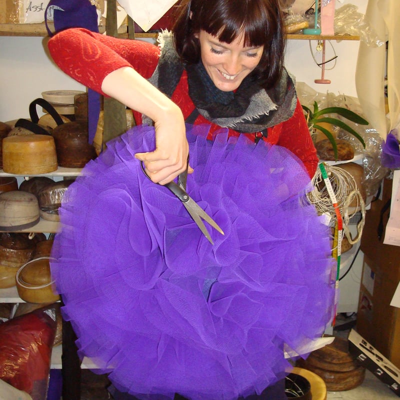 Sarah_Marshall Milliner and short courses tutor at West Dean College
