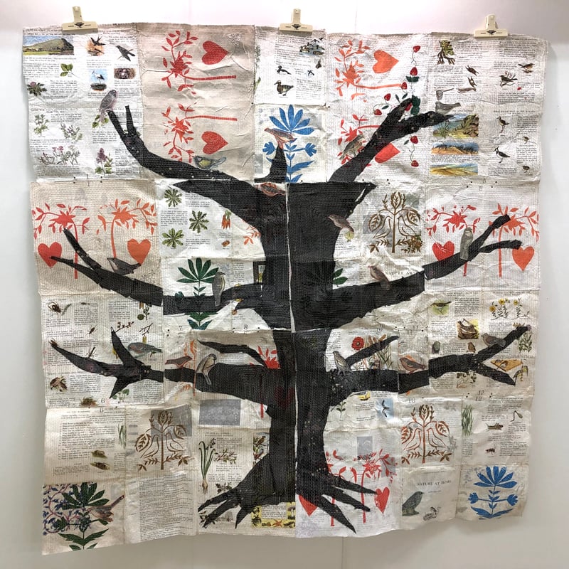 Anne Kelly Folk Bird Tree